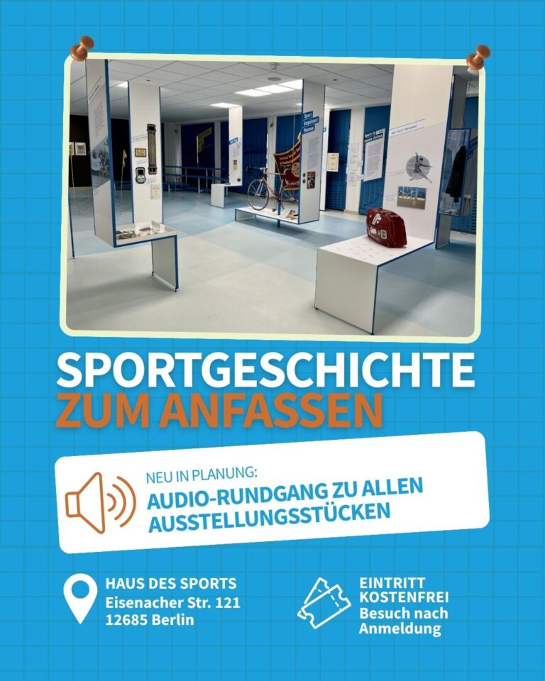Beozragsbild Audiorundgang Sportmuseum