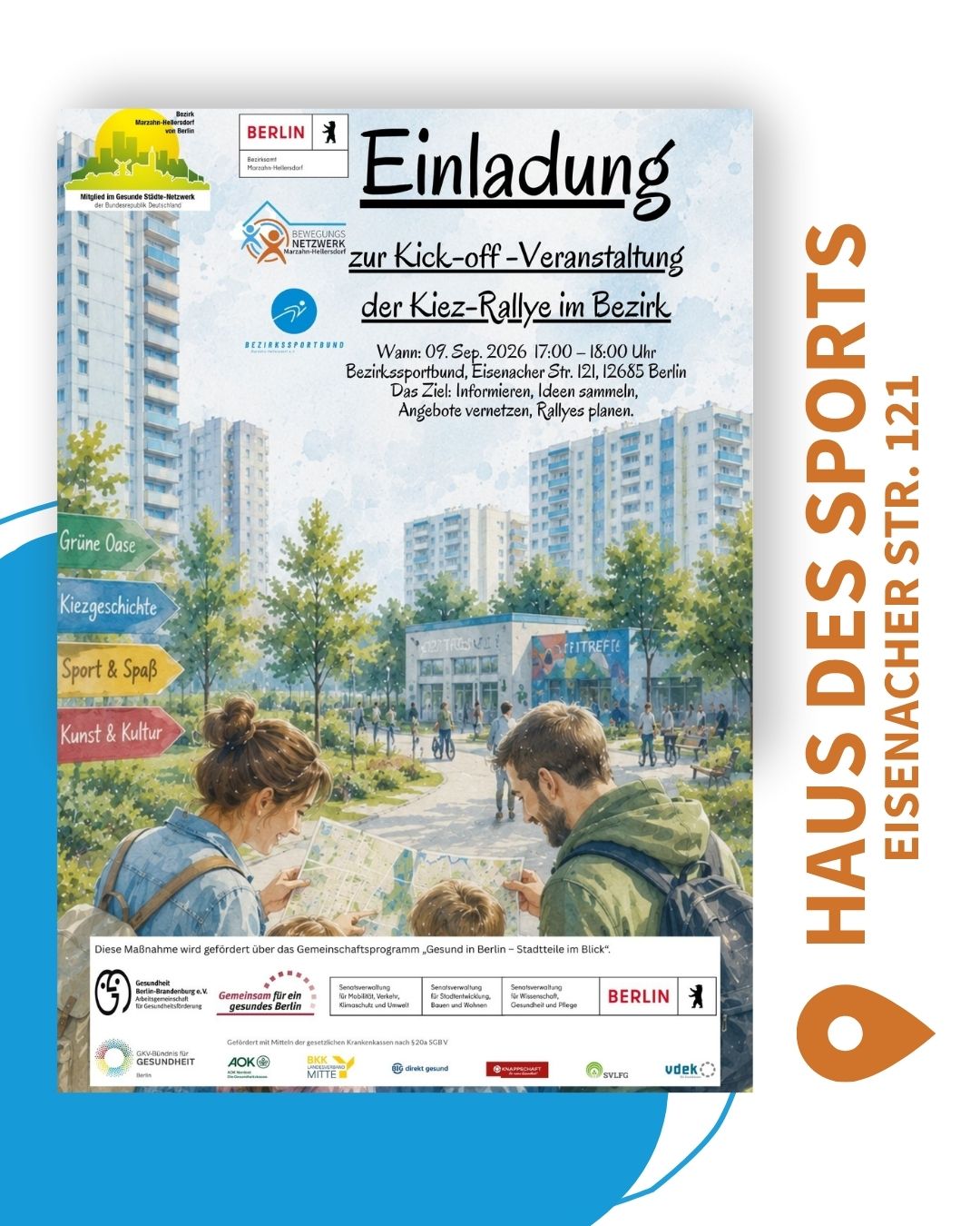 Beitragsbild Kickoff Kiezralley